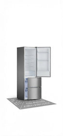 Chiq-Luxe No Frost Koel-Vriescombinatie (200 cm) – Antraciet / Donkergrijs. (Nieuw)