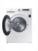 Samsung Vrijstaande Wasmachine – Wit met Zwarte Deur